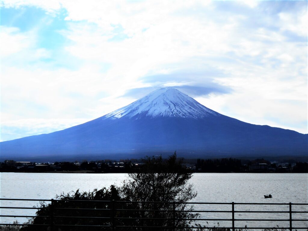 河口湖　富士山　おるそんさんのいちご