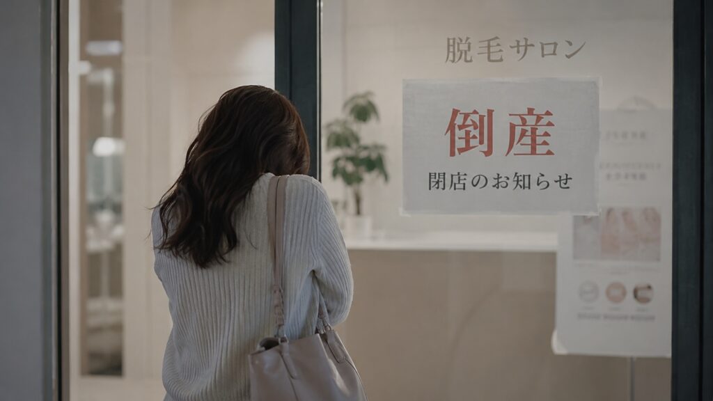 脱毛サロン突然の閉店