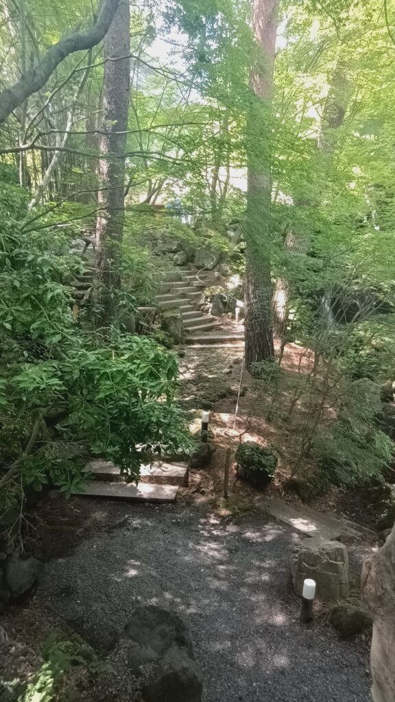 山梨県 河口湖 久保田一竹美術館