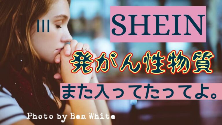 SHEIN 発がん性物質　どれがその商品？　