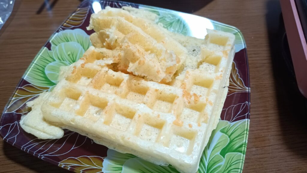ベルギーワッフル ブリュッセル風 メレンゲとイースト菌で作る生地