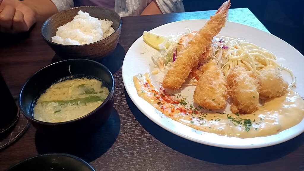 荻窪 ツバキ亭 洋食 海鮮フライ
