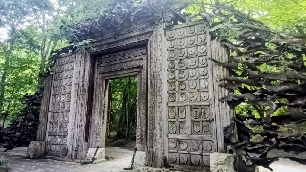 山梨県 河口湖 久保田一竹美術館