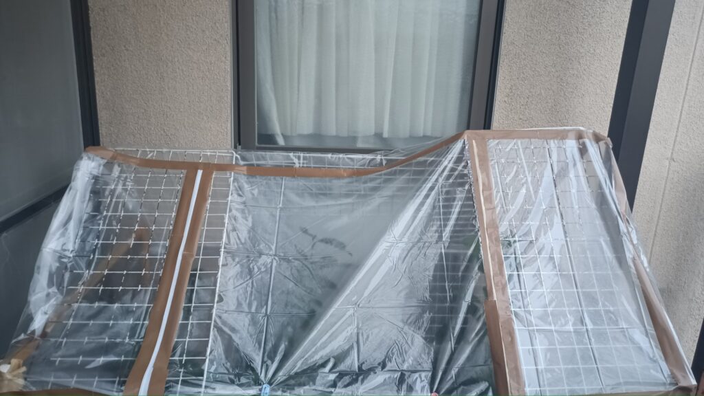 ミニビニールハウス 第二弾 100均 ワイヤーネット