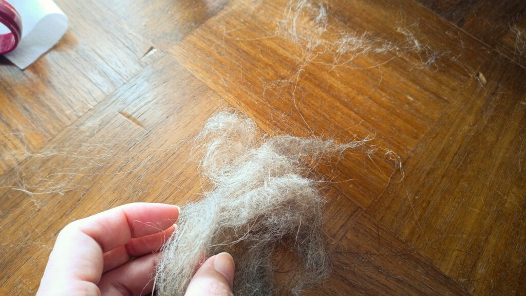 ファーをふわふわに戻す方法