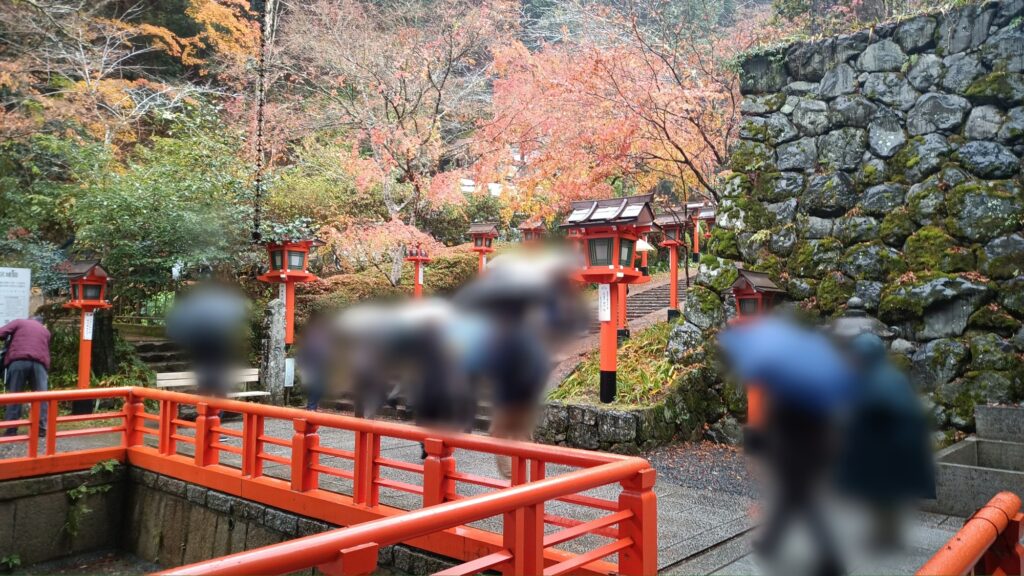 京都 鞍馬寺 の画像をナノバナナで加工する