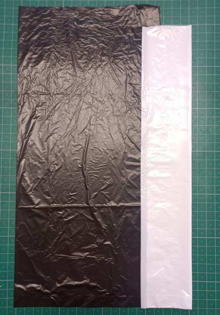 エチケット袋とポリ袋の比較