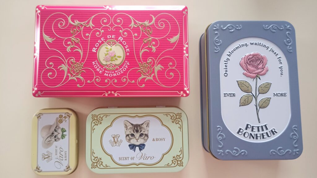 セリア薔薇のアルミ缶