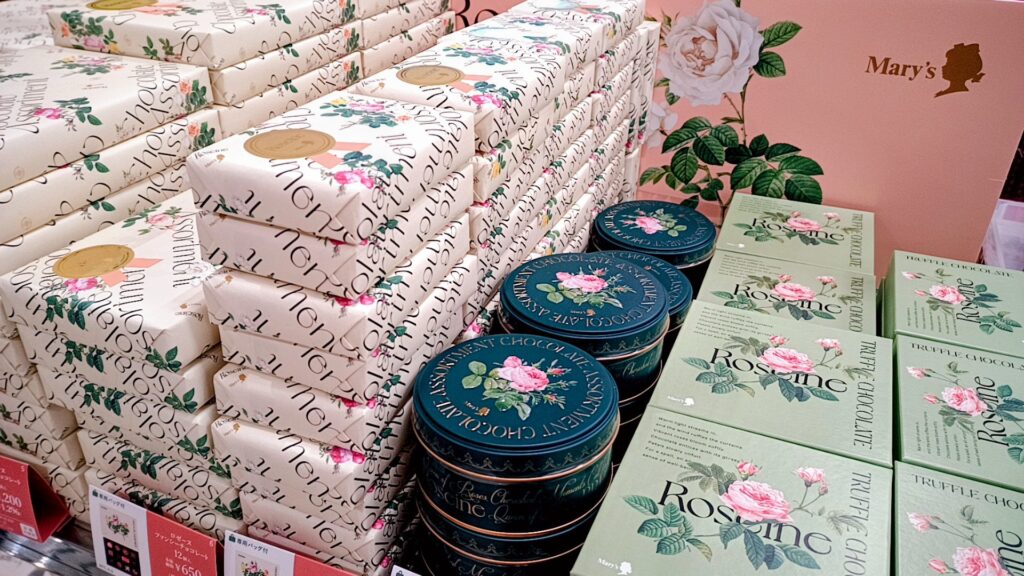 2026年 メリーチョコ 薔薇の缶 ルドゥーテ