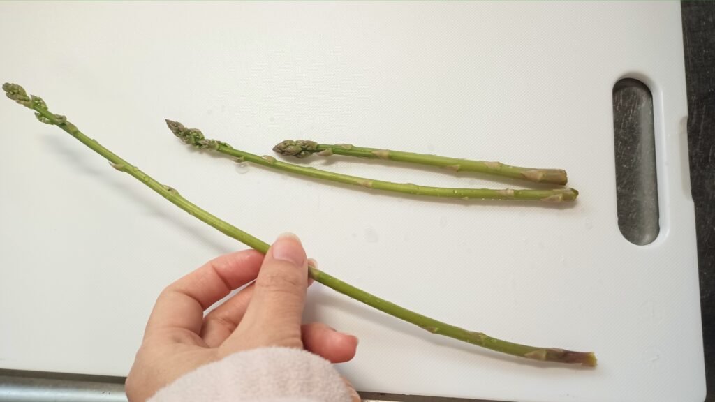 9年目 アスパラガス 初めて食べてみた