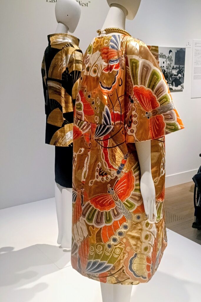 森英恵　着物生地で作った洋服