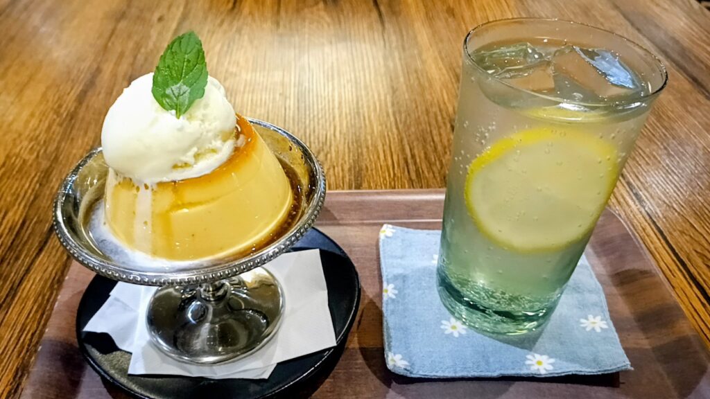 オフコーヒー プリン レモンスカッシュ